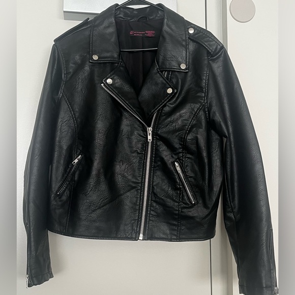 Faux Leather Moto Jacket - Picture 6 of 8